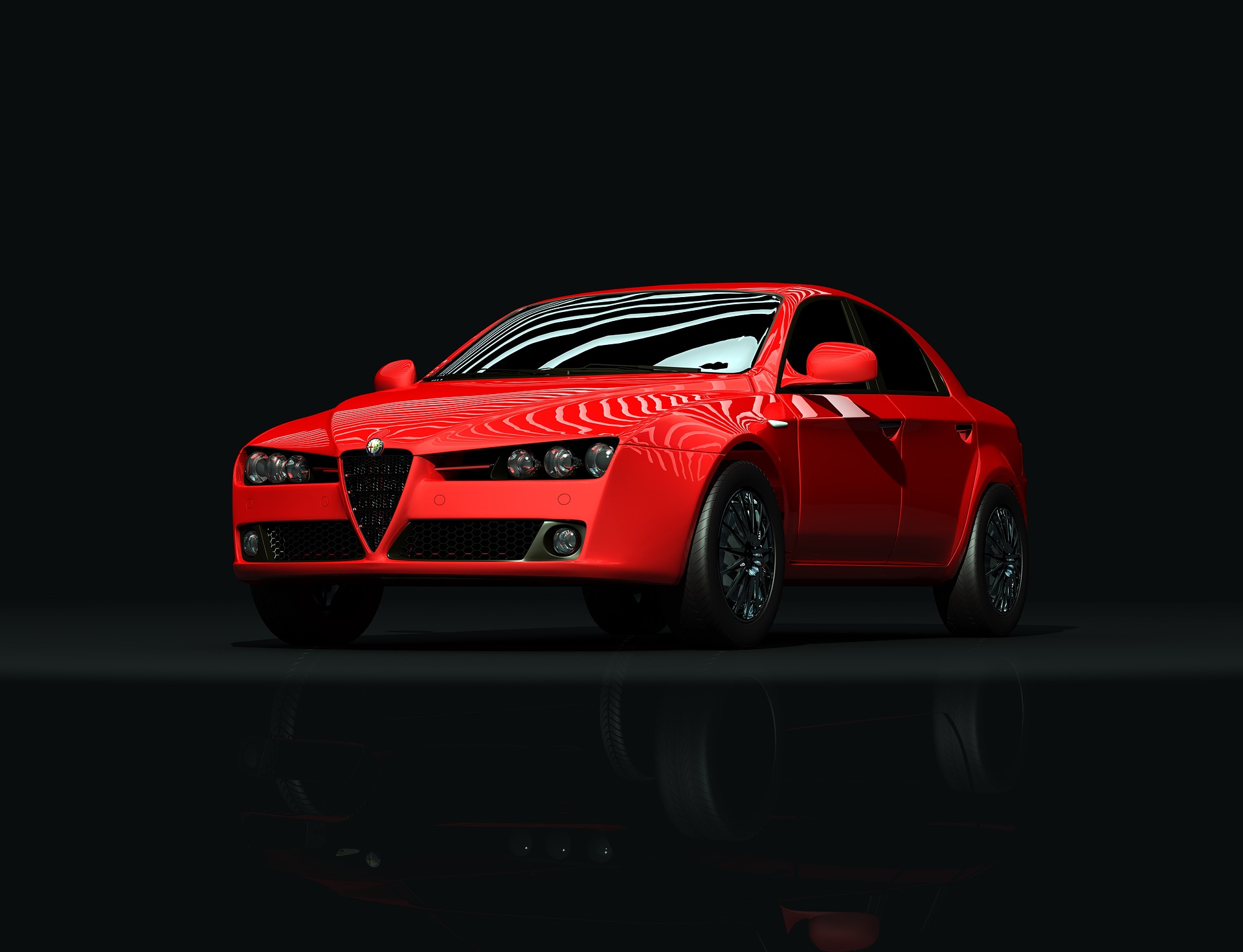Alfa Romeo 159 rossa — Milano Auto Center
